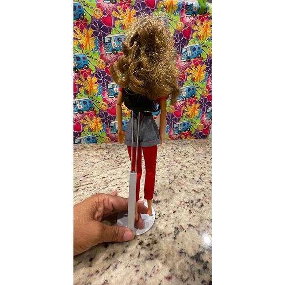 Mattel 1996 Barbie loves Mickey Teresa Doll #1 BackPack, red tights As Shown - Picture 5 of 6